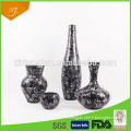 Black Mosaic glass vase For Home Decoration,High Quality Mosaic glass vase